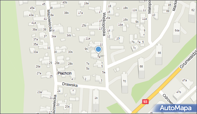 Świnoujście, Wielkopolska, 7a, mapa Świnoujście