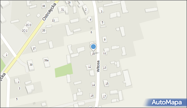 Sypniewo, Witosa Wincentego, 10, mapa Sypniewo