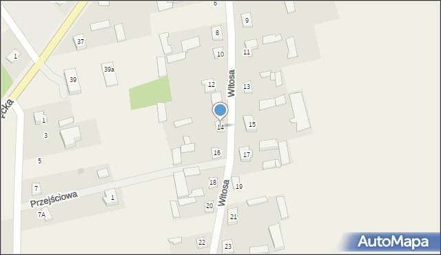 Sypniewo, Witosa Wincentego, 14, mapa Sypniewo