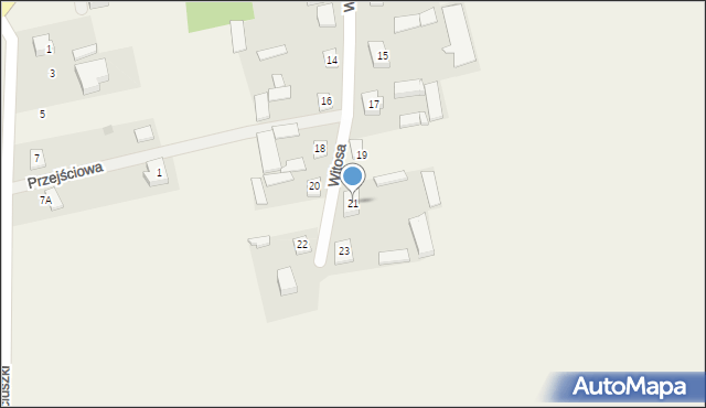 Sypniewo, Witosa Wincentego, 21, mapa Sypniewo