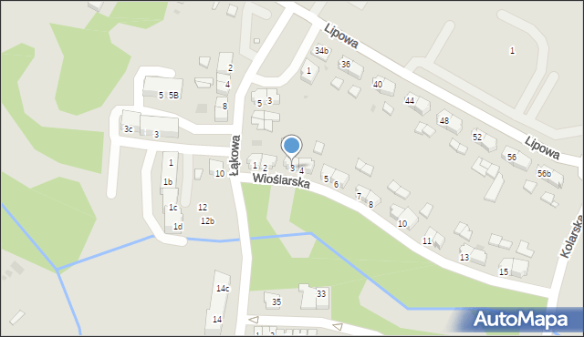 Szamotuły, Wioślarska, 3, mapa Szamotuły