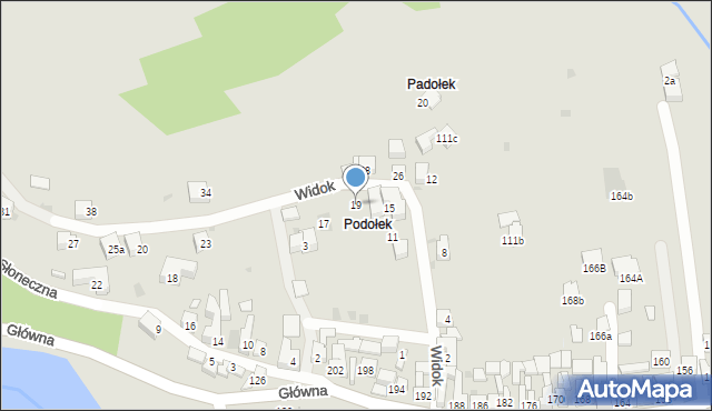 Szczawnica, Widok, 19, mapa Szczawnica