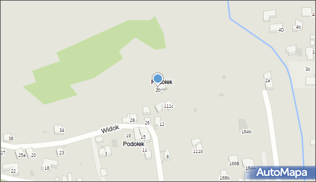 Szczawnica, Widok, 20, mapa Szczawnica