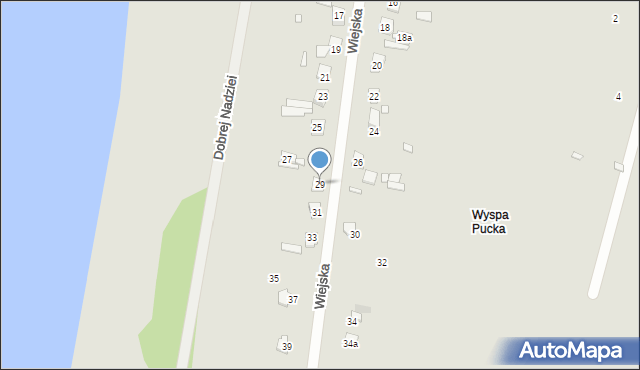 Szczecin, Wiejska, 29, mapa Szczecina