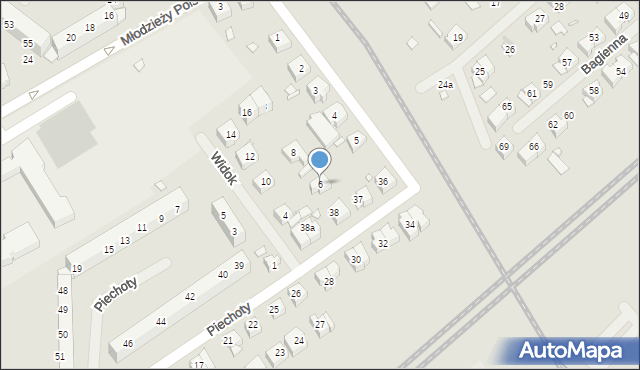 Szczecin, Widok, 6, mapa Szczecina