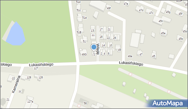 Szczecin, Wilejki, 1, mapa Szczecina