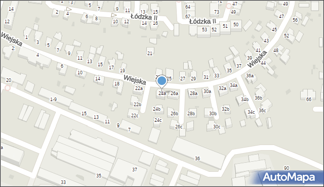 Szczecinek, Wiejska, 24a, mapa Szczecinek