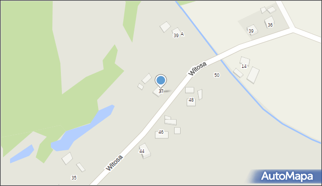 Szczucin, Witosa Wincentego, 37A, mapa Szczucin