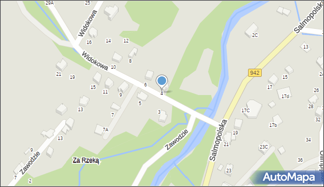 Szczyrk, Widokowa, 4, mapa Szczyrk