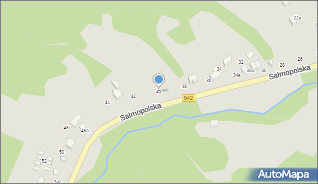 Szczyrk, Wiślańska, 40, mapa Szczyrk