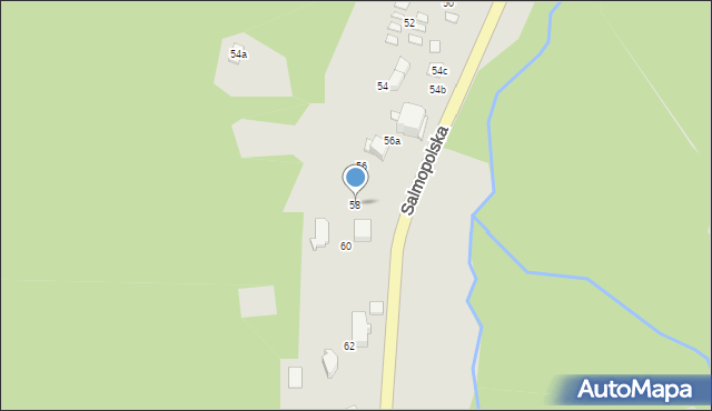 Szczyrk, Wiślańska, 58, mapa Szczyrk