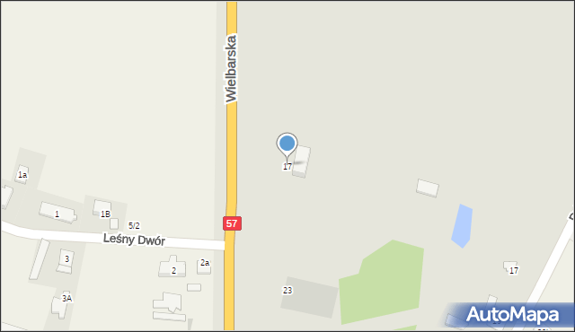 Szczytno, Wielbarska, 17, mapa Szczytno