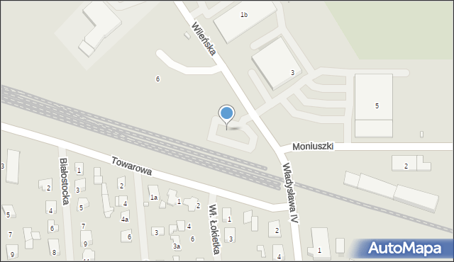 Szczytno, Wileńska, 10, mapa Szczytno