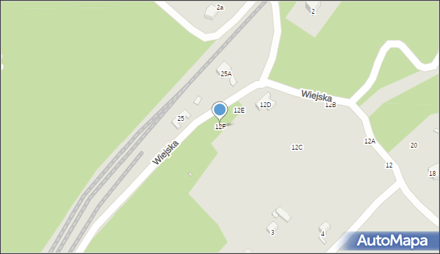 Szklarska Poręba, Wiejska, 12F, mapa Szklarska Poręba