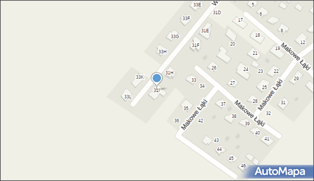 Szpetal Górny, Wiślana, 31I, mapa Szpetal Górny