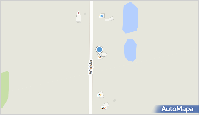 Szubin, Wiejska, 16c, mapa Szubin