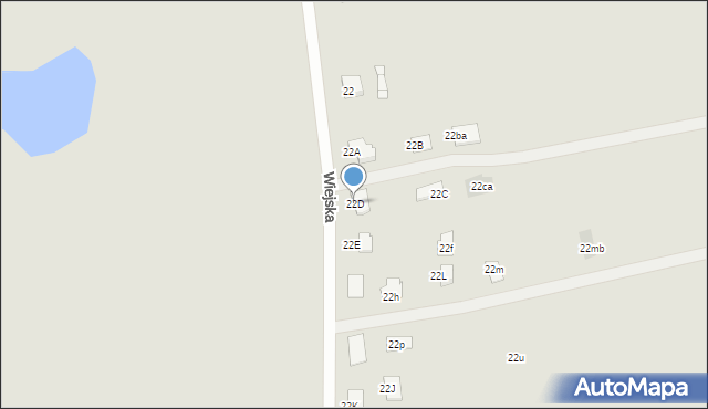 Szubin, Wiejska, 22D, mapa Szubin