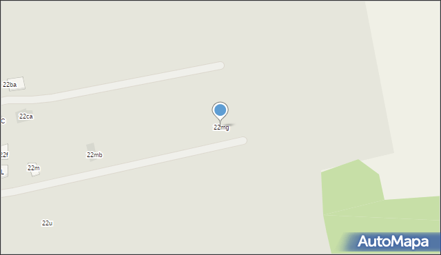 Szubin, Wiejska, 22mg, mapa Szubin