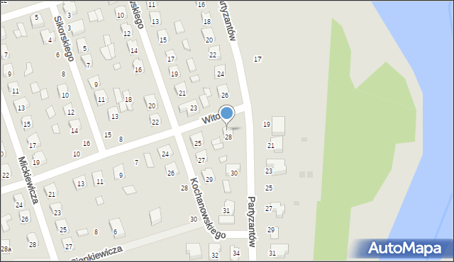 Szydłowiec, Witosa Wincentego, 1, mapa Szydłowiec