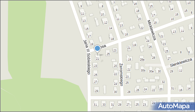 Szydłowiec, Witosa Wincentego, 27, mapa Szydłowiec