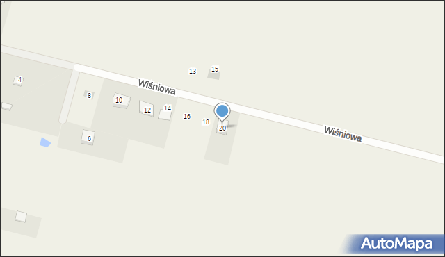 Tąpkowice, Wiśniowa, 20, mapa Tąpkowice