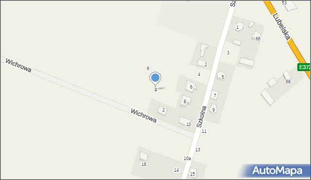 Tarnawatka, Wichrowa, 4, mapa Tarnawatka