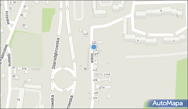 Tarnów, Widok, 119, mapa Tarnów