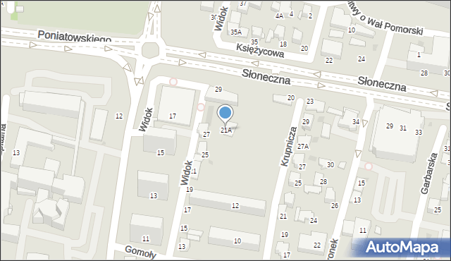 Tarnów, Widok, 21A, mapa Tarnów