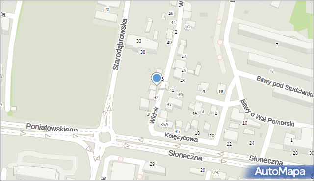 Tarnów, Widok, 34, mapa Tarnów