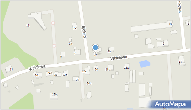 Tarnów, Wiśniowa, 7c, mapa Tarnów