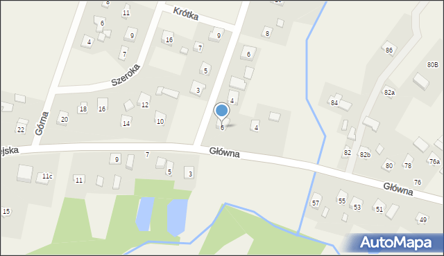 Tartak Brzózki, Wiejska, 6, mapa Tartak Brzózki