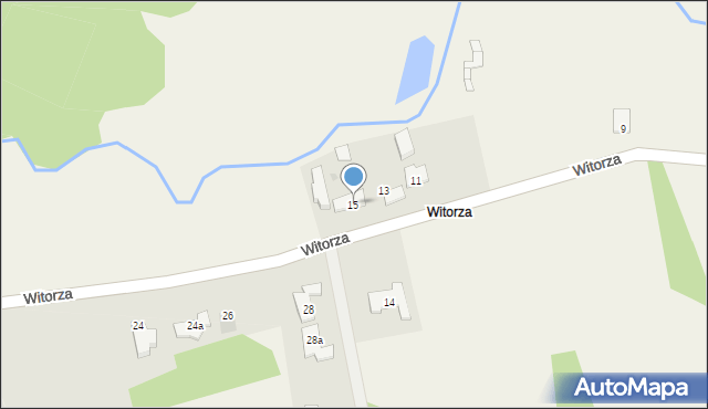Tatynia, Witorza, 15, mapa Tatynia