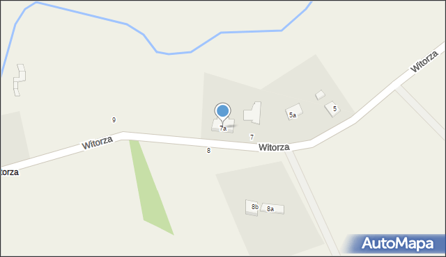 Tatynia, Witorza, 7a, mapa Tatynia