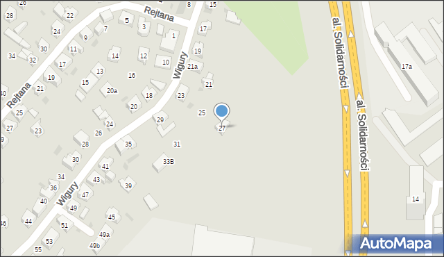 Tczew, Wigury Stanisława, inż. pil., 27, mapa Tczew
