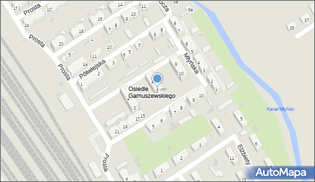 Tczew, Wilcza, 2, mapa Tczew