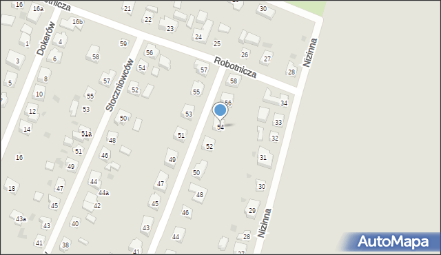 Tczew, Wiślana, 54, mapa Tczew