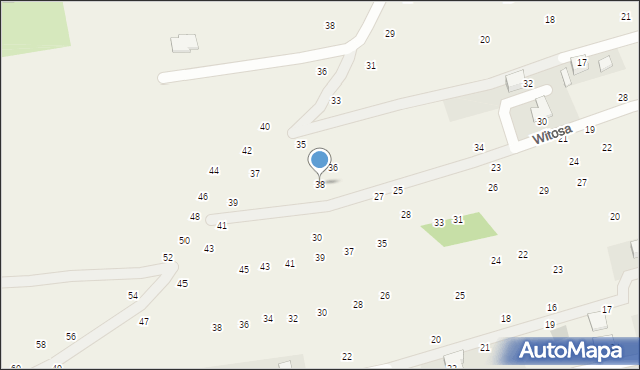 Tenczynek, Witosa Wincentego, 38, mapa Tenczynek