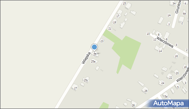 Terespol, Wiejska, 25, mapa Terespol