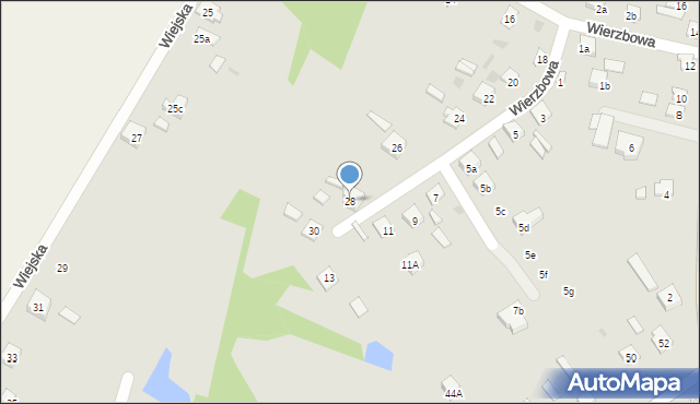 Terespol, Wierzbowa, 28, mapa Terespol