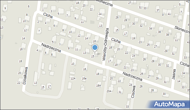 Tłuszcz, Wierzby-Odrowąża Wacława, 44, mapa Tłuszcz