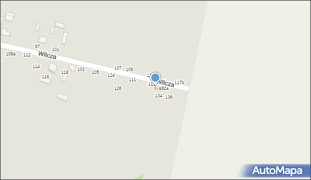 Tomaszów Mazowiecki, Wilcza, 132, mapa Tomaszów Mazowiecki
