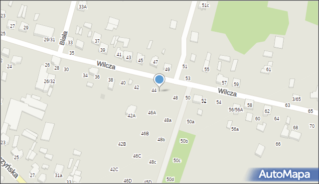 Tomaszów Mazowiecki, Wilcza, 46, mapa Tomaszów Mazowiecki