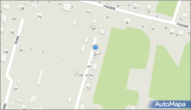 Tomaszów Mazowiecki, Wilcza, 51f, mapa Tomaszów Mazowiecki
