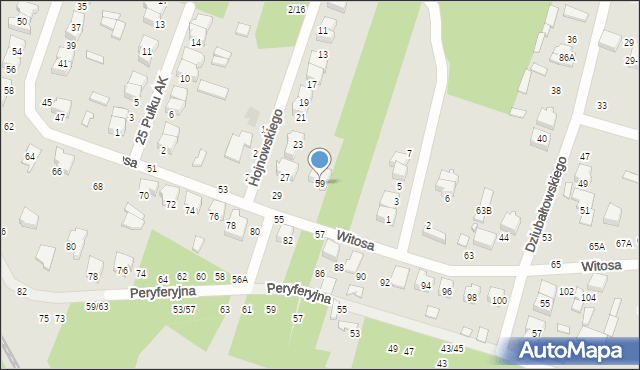 Tomaszów Mazowiecki, Witosa Wincentego, 59, mapa Tomaszów Mazowiecki