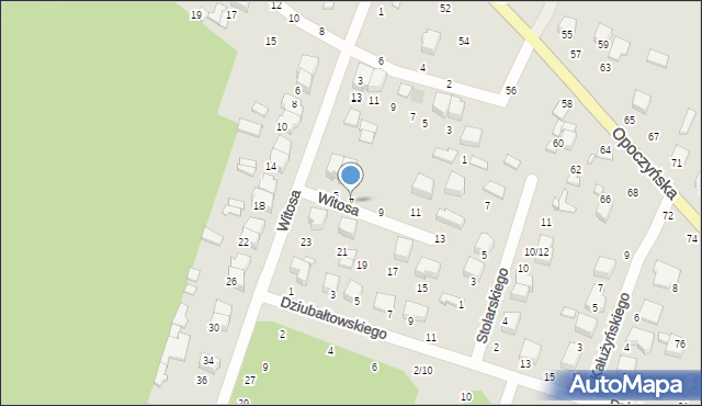 Tomaszów Mazowiecki, Witosa Wincentego, 7, mapa Tomaszów Mazowiecki
