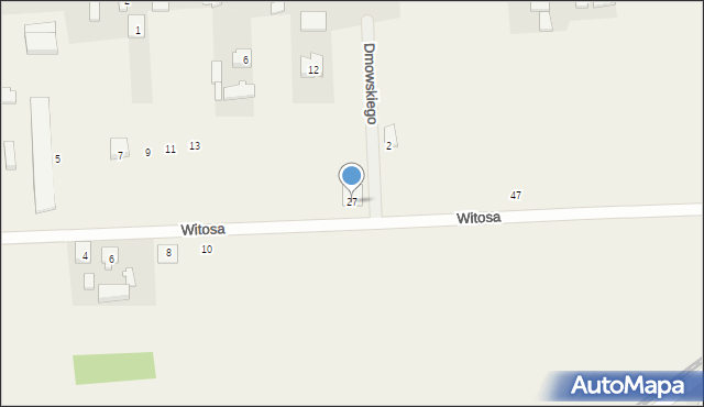Topola-Osiedle, Witosa Wincentego, 27, mapa Topola-Osiedle