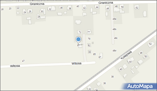 Topola-Osiedle, Witosa Wincentego, 67, mapa Topola-Osiedle