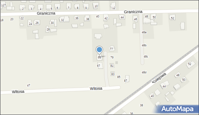 Topola-Osiedle, Witosa Wincentego, 69, mapa Topola-Osiedle