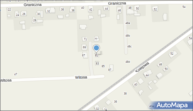 Topola-Osiedle, Witosa Wincentego, 81, mapa Topola-Osiedle
