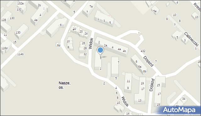 Toruń, Widok, 3, mapa Torunia